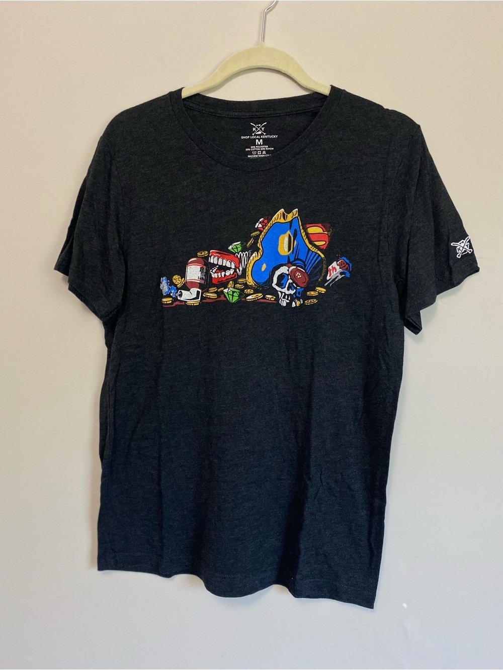 Shop Local Kentucky T-Shirt Md Graphic Pirate Grunge Nostalgia Chatter Teeth